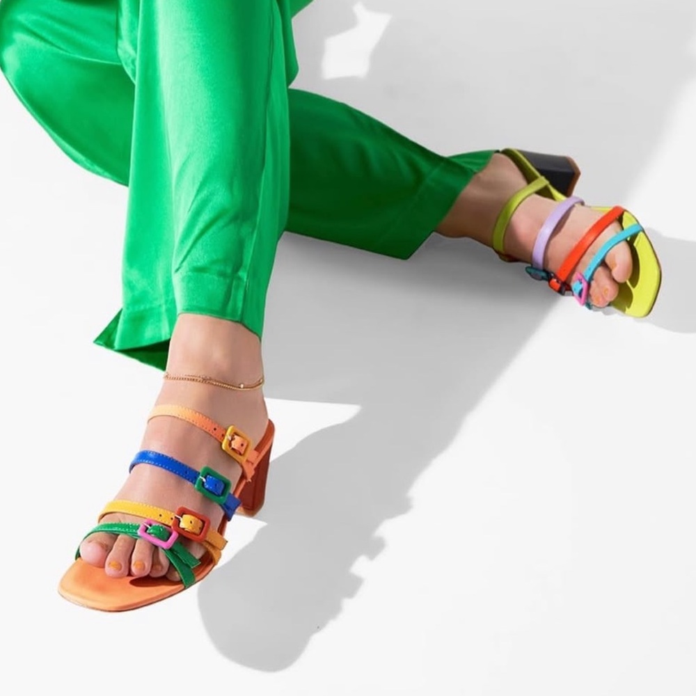 Charlotte Stone Mireille Colorful Strappy Sandals